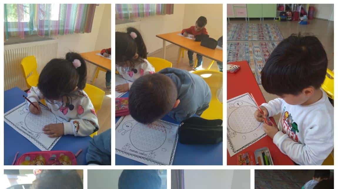 Minik Eller Sınıfı Okuma Yazmaya Hazırlık ve Sanat Etkinliği Bütünleştirilmis etkinlikler